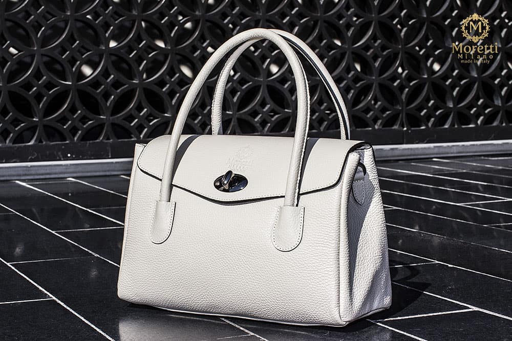 Fasano handbag in luxury leather by Moretti Milano Italy Michael Kors